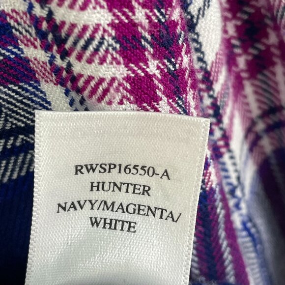 Rails Womens XS Hunter Plaid Button Up Flannel Shirt Long Sleeve Top - Picture 5 of 9